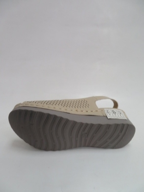 Sandały damskie na koturnie (36-42) W516-7 BEIGE