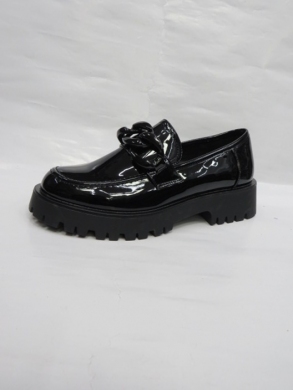 Mokasyny damskie na płaskim (36-41) DE1130M BLACK