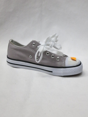 Trampki damskie na płaskim (36-41) XWQ801 DGREY