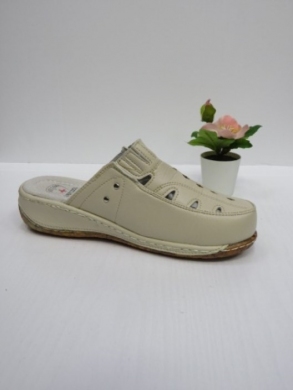 Klapki damskie na koturnie (36-42) 505 BEIGE