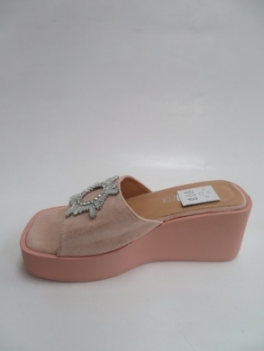 Sandały damskie na koturnie (36-41) 9008 PINK