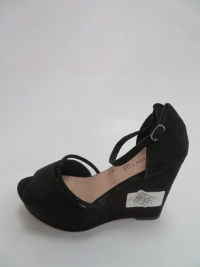 Sandały Damskie na koturnie (36-41) 108-62 BLACK