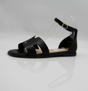 Sandały damskie na płaskim (36-41) C7881 BLACK