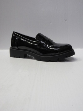 Mokasyny damskie na koturnie (36-41) A-22-298 BLACK