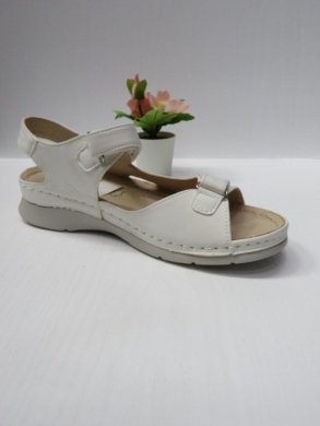 Sandały damskie na koturnie (36-41) 7AA235 WHITE