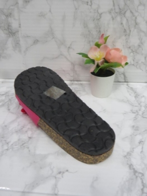 Klapki damskie na płaskim (36-41) LS049 FUCHSIA
