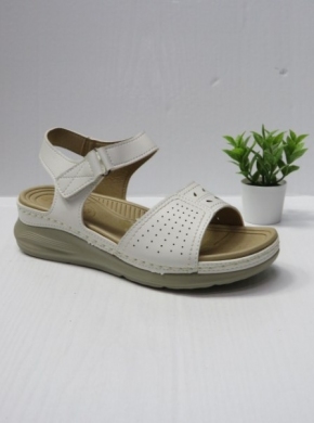 Sandały damskie na koturnie (36-41) B0235 WHITE