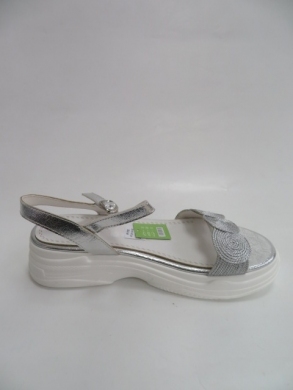 Sandały damskie na płaskim (36-41) W19-71712 SILVER