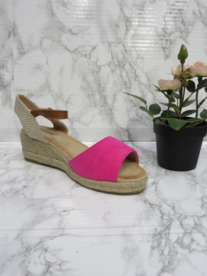 Sandały damskie na koturnie (36-41) RR13 FUCHSIA