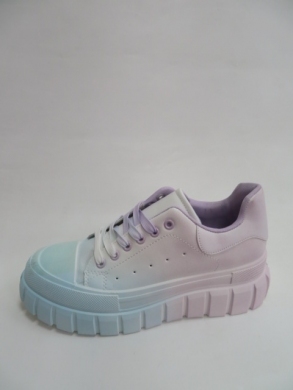Trampki damskie na płaskim (36-41) A7 BLUE/PURPLE