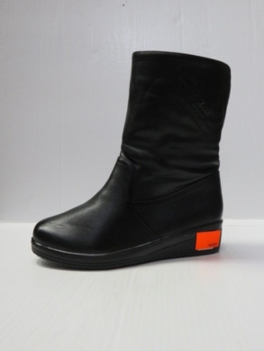 Botki damskie ocieplane na koturnie (37-42) 2200 BLACK