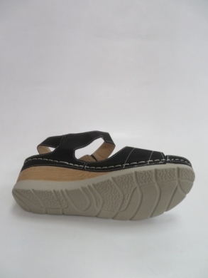 Sandały damskie na koturnie (36-41) 61686 BLACK
