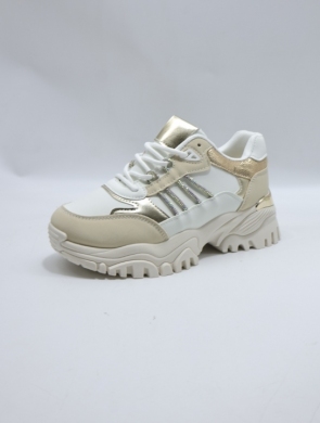Sneakersy damskie (36-41) D52-8 BEIGE