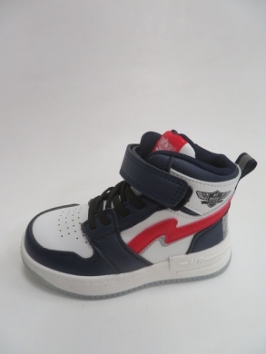 Botki chłopięce jesienne (26-31) P808 BLUE/WHITE