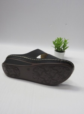 Klapki damskie na koturnie (36-41) 0-18 BLACK
