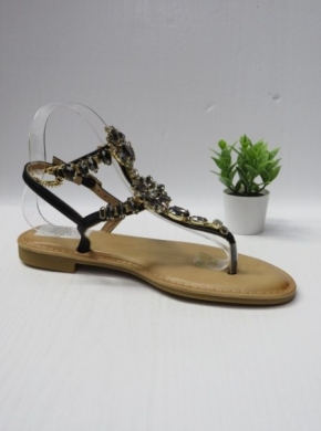Sandały damskie na płaskim (36-41) TZ141 BLACK