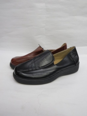 Mokasyny damskie na płaskim (37-42) E309 BLACK/BROWN