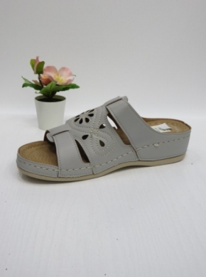 Klapki damskie na koturnie (36-41) KH1106 LGREY