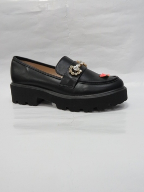 Mokasyny damskie na płaskim (36-41) DW021 BLACK