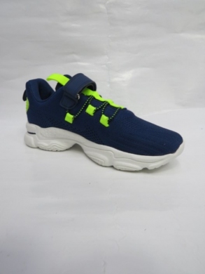 Buty sportowe chłopięce (32-37) F776 NAVY/GREEN