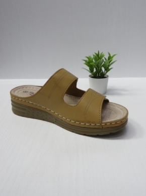 Klapki damskie na koturnie (36-41) 4013 BEIGE