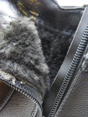 Botki damskie ocieplane na obcasie (36-41) JF-50 BLACK