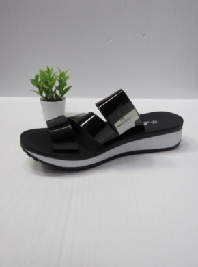 Klapki damskie na koturnie (36-41) 888-3 BLACK