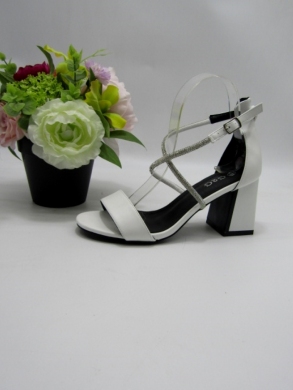 Sandały damskie na obcasie (36-41) XCM03 WHITE