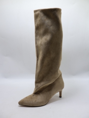 Kozaki damskie na szpilce (36-41) CLS-572 KHAKI
