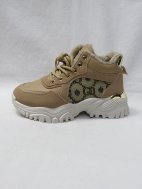 Buty sportowe damskie ocieplane (36-41) 9106 KHAKI