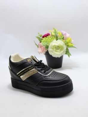 Buty sportowe damskie na płaskim (36-41) XBC-107 BLACK