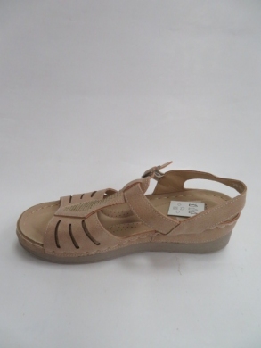 Sandały damskie na koturnie (36-41) 2816-6 APRICOT