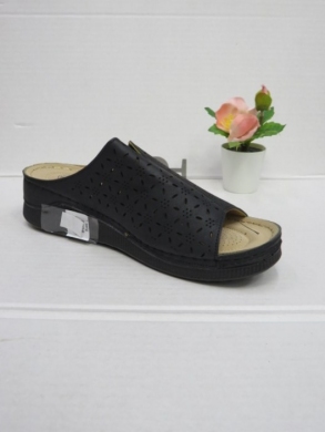 Klapki damskie na koturnie (39-43) DJH1-6 BLACK