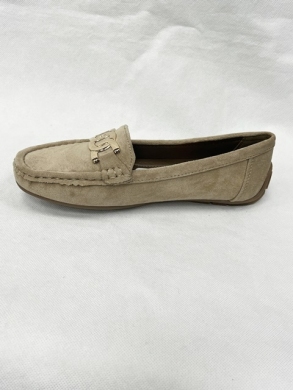 Mokasyny damskie na płaskim (36-41) XA093 KHAKI