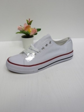 Trampki damskie na płaskim (36-41) 2587B WHITE