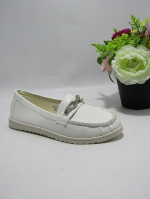 Mokasyny damskie na płaskim (36-41) XYG-2312-3 WHITE