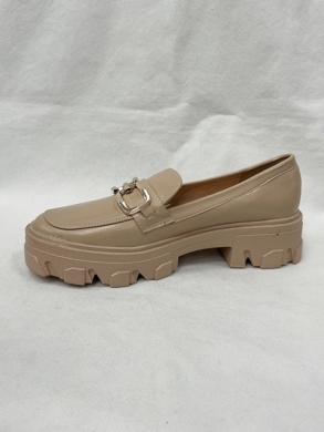 Mokasyny damskie na płaskim (36-41) J-1 BEIGE