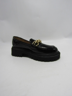 Mokasyny damskie na płaskim (36-41) G0-5A BLACK