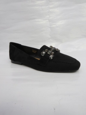 Mokasyny damskie na płaskim (36-41) 1712 BLACK