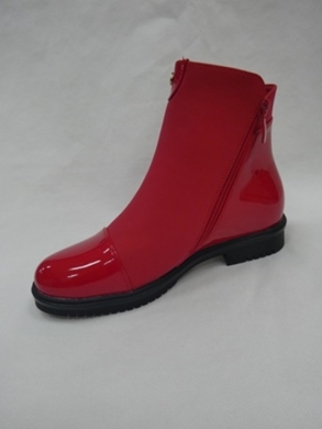 Botki damskie na płaskim (36-41) H5818 RED