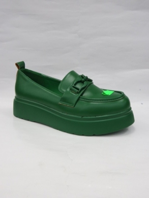 Mokasyny damskie na płaskim (36-41) 2052 GREEN