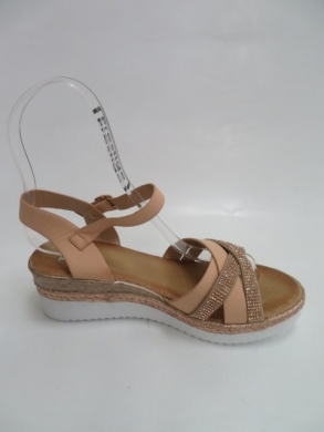 Sandały damskie na koturnie (36-41) AJX-319 BEIGE