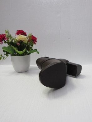 Botki damskie ocieplane na obcasie (36-41) 1357 DBROWN