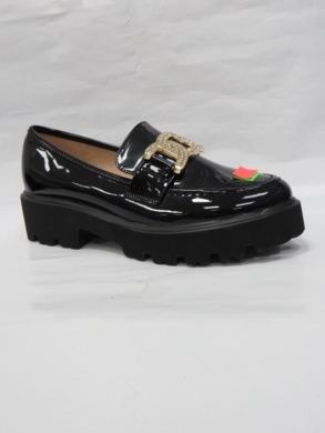 Mokasyny damskie na płaskim (36-41) DW011 BLACK