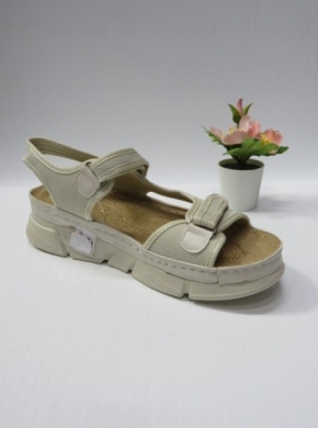 Sandały damskie na koturnie (39-43) DJ26-2 BEIGE