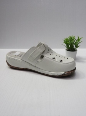Klapki damskie na koturnie (36-42) 504A WHITE