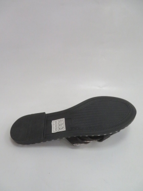 Klapki damskie na płaskim (36-41) 67036 BLACK