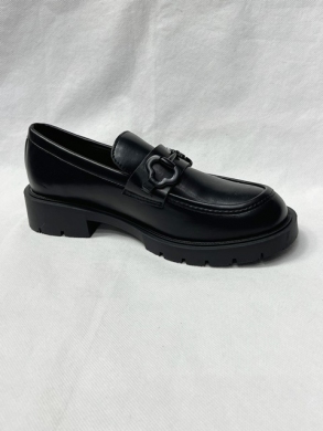 Mokasyny damskie na płaskim (36-41) 3237 BLACK
