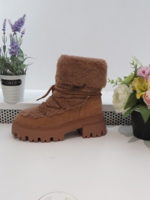 Trapery damskie ocieplane (36-41) 9523 CAMEL