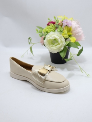 Mokasyny damskie na płaskim (36-41) DH-1145 BEIGE